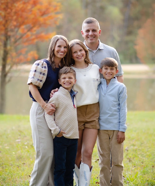 Chad Moore And Alecia Moore With Their Family