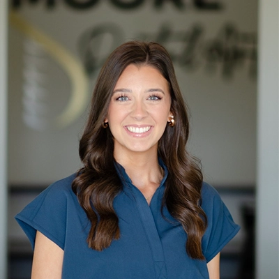 Front Office Assistant Lauren Greenlee Smiling