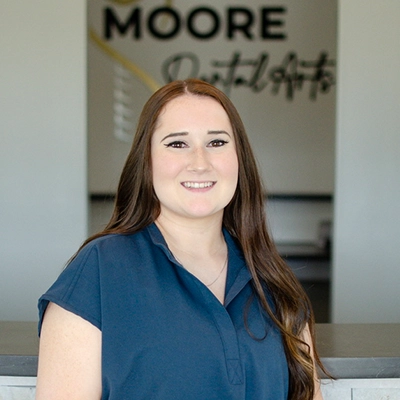 Dental Assistant Mikaela Thomas Smiling